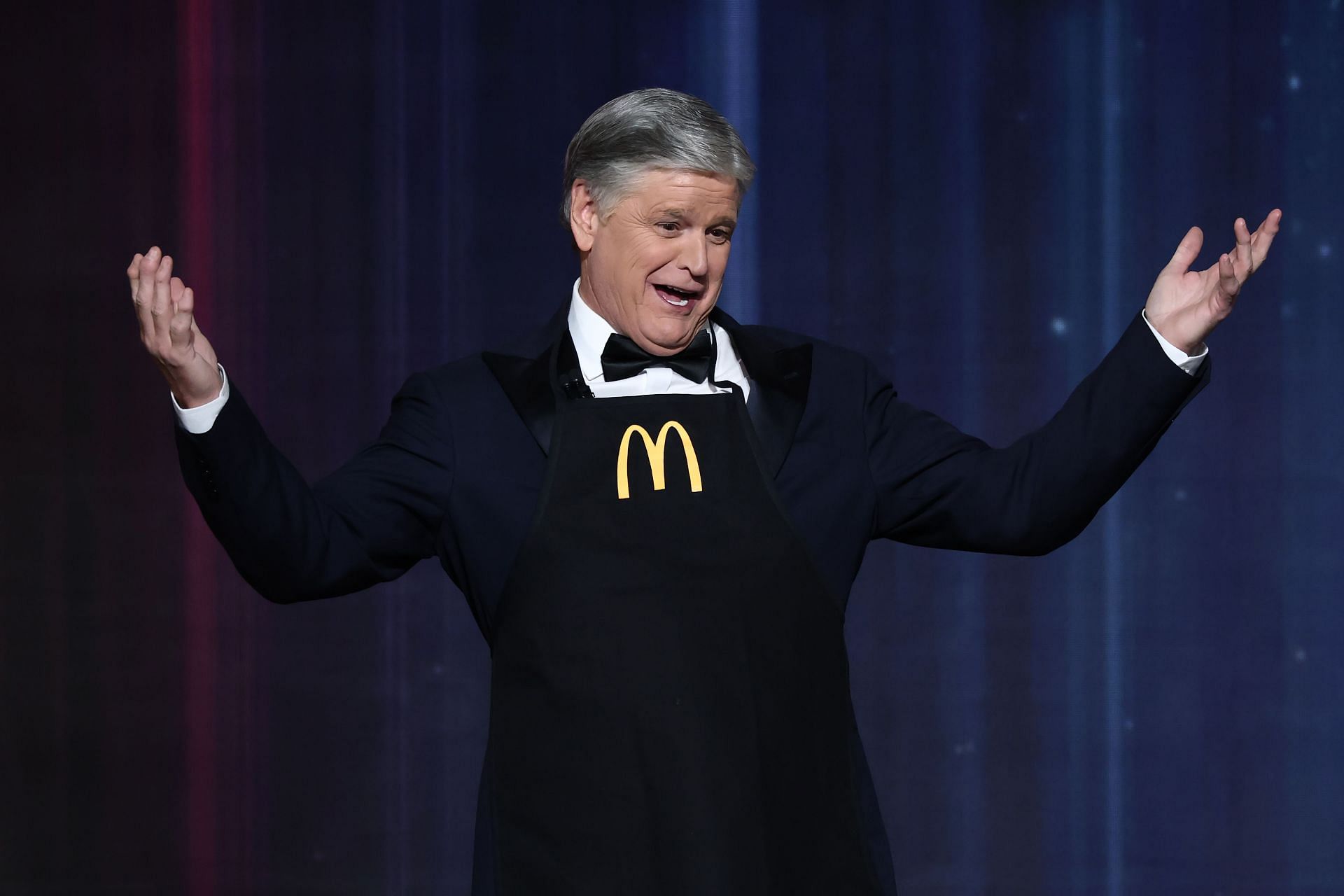 Sean Hannity speaks during the FOX Nation&#039;s Patriot Awards on December 05, 2024 (Image via Getty)