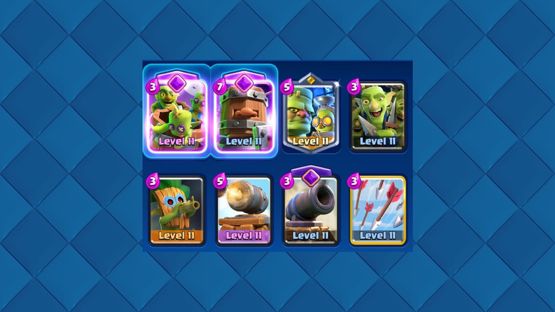 Log bait deck for Holiday Feast event (Image via Supercell)