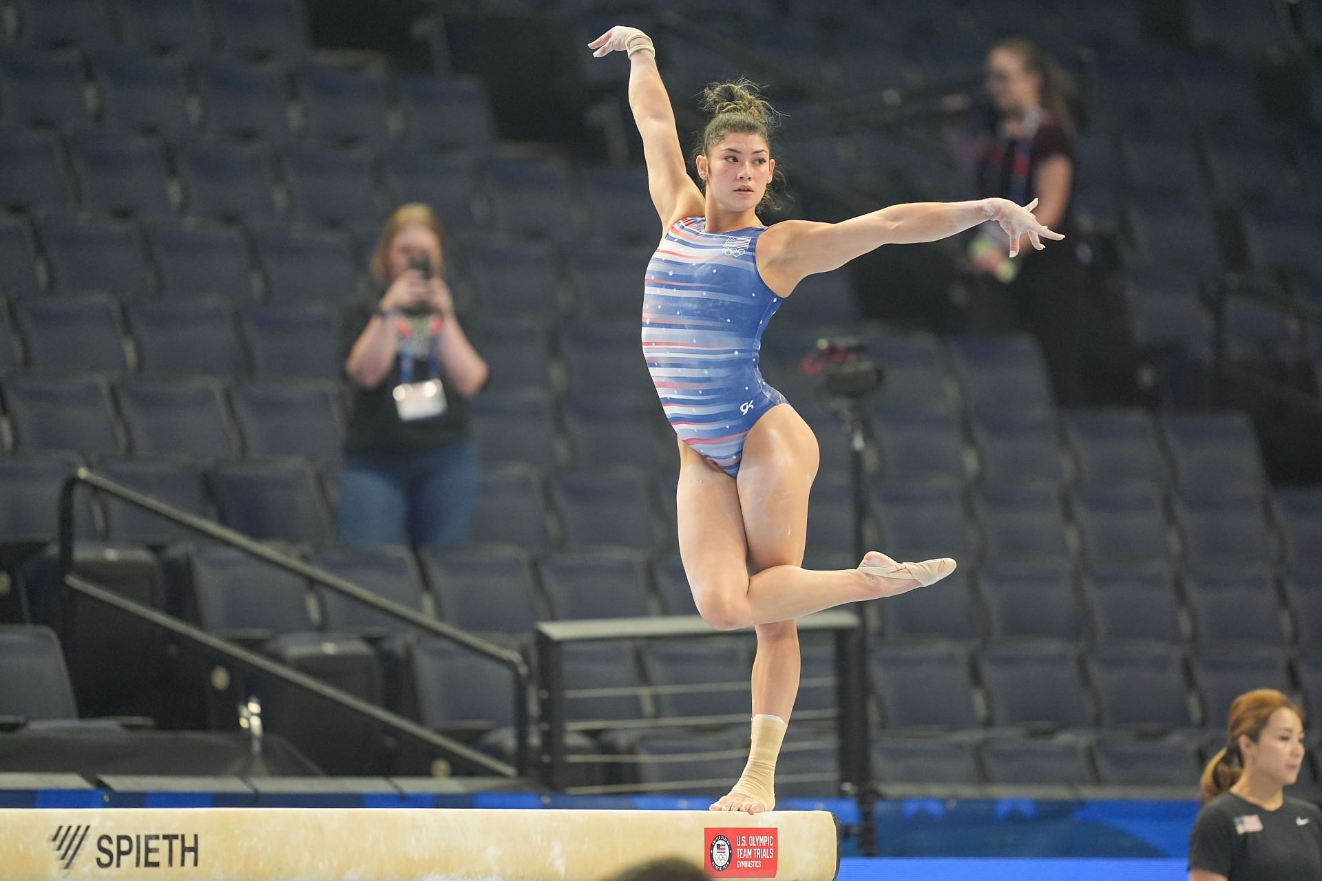 DiCello at the U.S. Olympic Gymnastics Team Trials (Image Source: Getty)