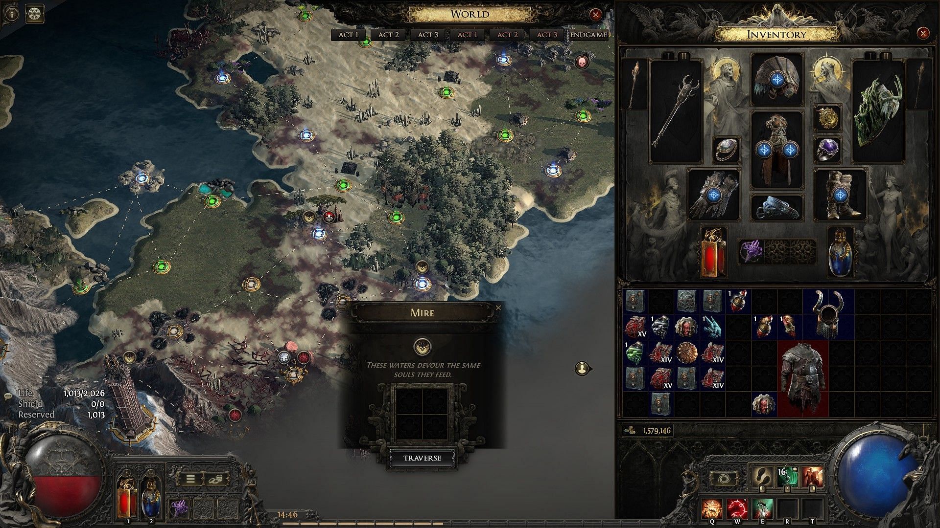 Boss node on the map of Path of Exile 2 (Image via GGG)