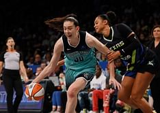 Satou Sabally reacts in 2 words as Breanna Stewart showcases stylish fits during Miami Art Show