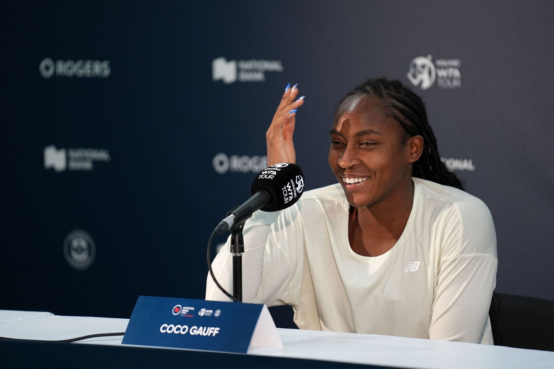 Gauff pictured at the 2024 Canadian Open - Image Source: Getty