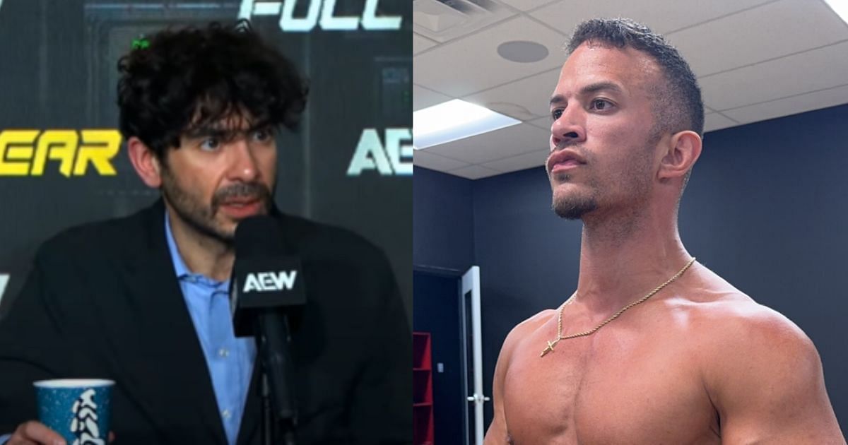 Tony Khan (left) and Ricky Starks (right) [Source: AEW YouTube and Starks on X]