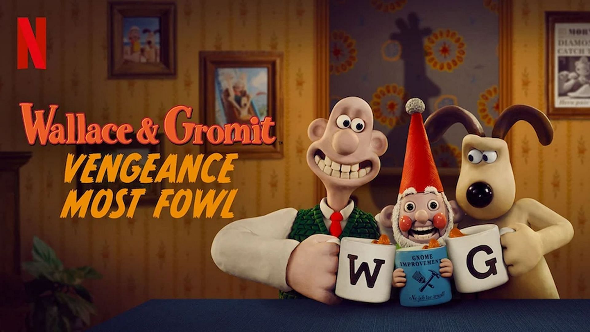 Wallace &amp; Gromit: Vengeance Most Fowl poster (Image Via Netflix)