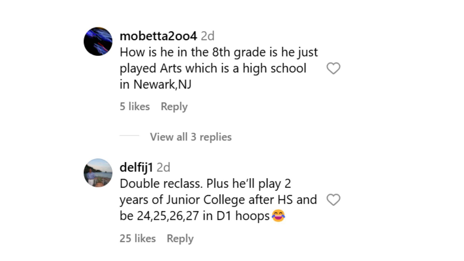 Fans react to Flory Kuminga's reclassification (Ballislife/IG)