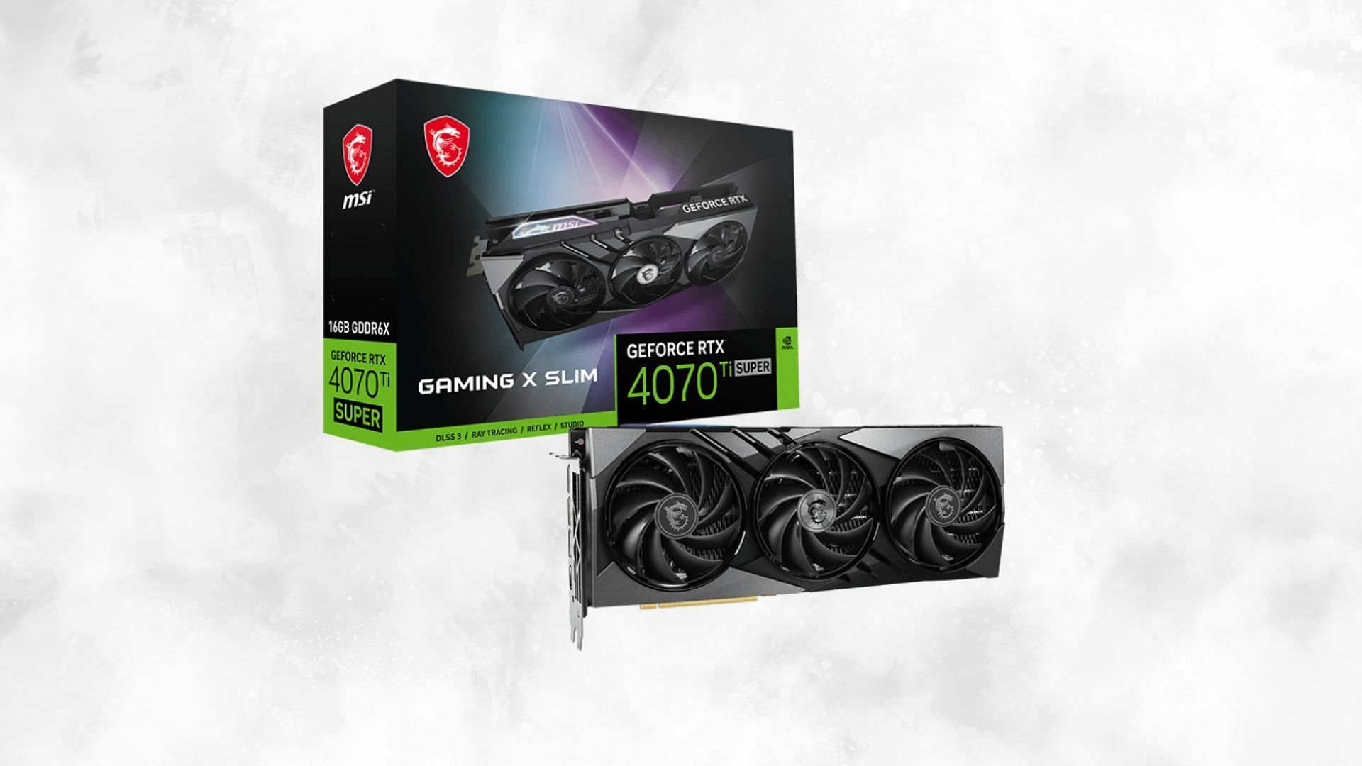 The MSI RTX 4070Ti Super is on sale at Amazon (Image via MSI)