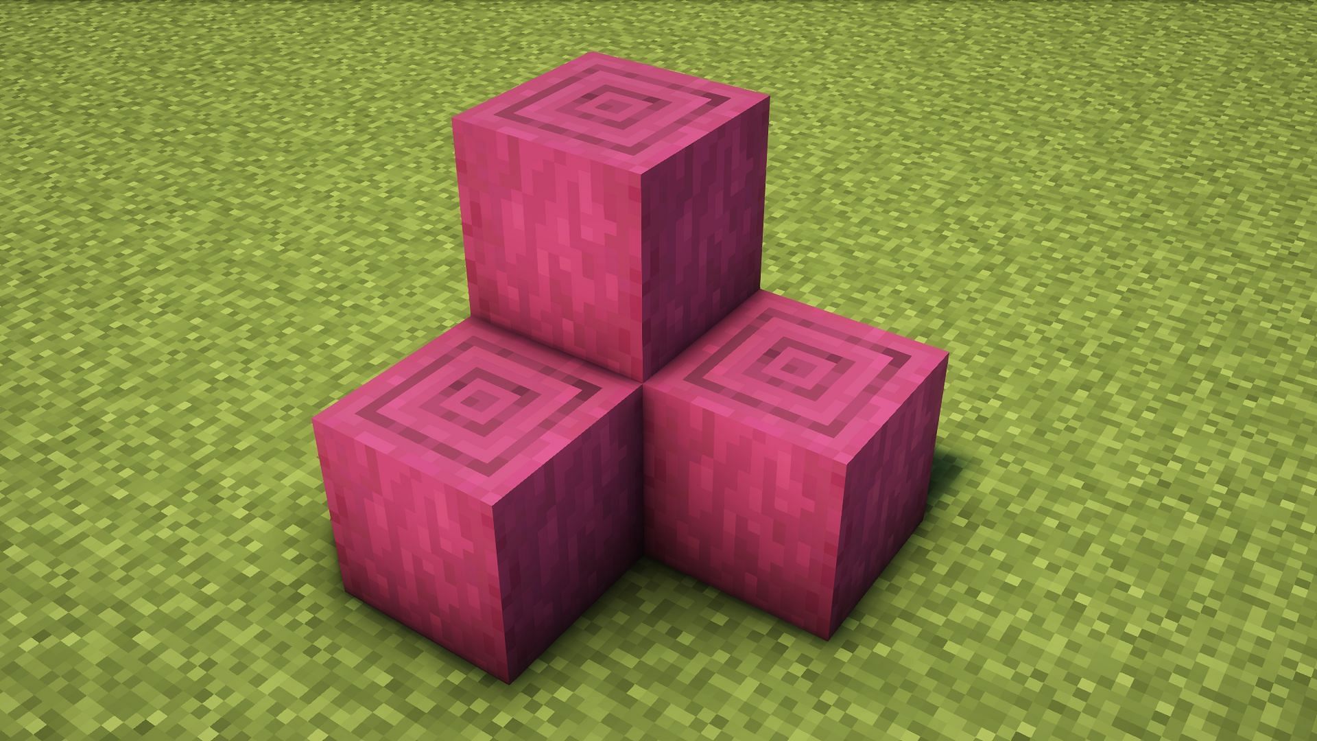 Crimson Fungi has Raspberry-colored stems (Image via Mojang Studios)