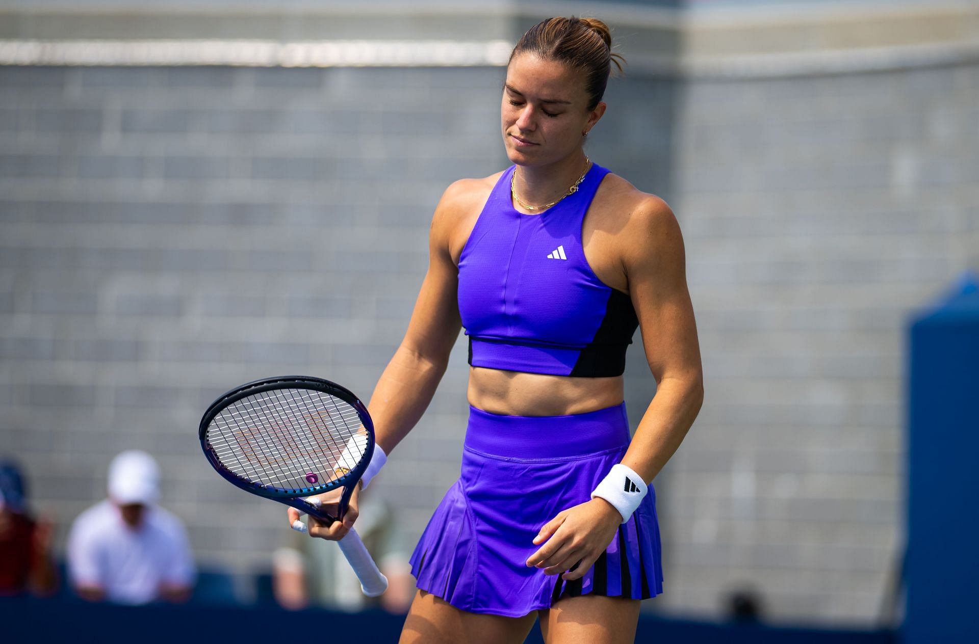 Maria Sakkari at the 2024 US Open. (Source: Getty)