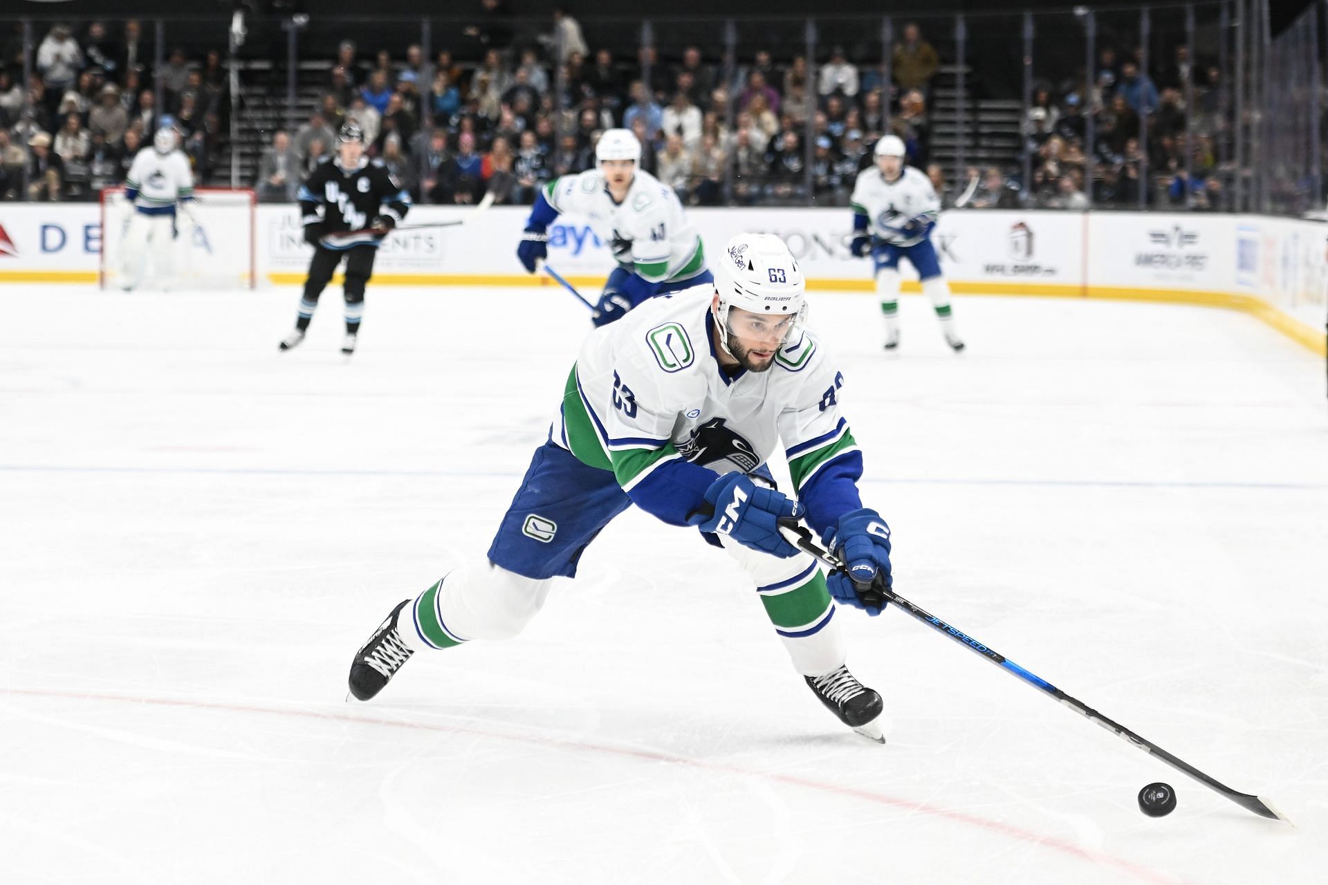 Vancouver Canucks v Utah Hockey Club - Source: Getty