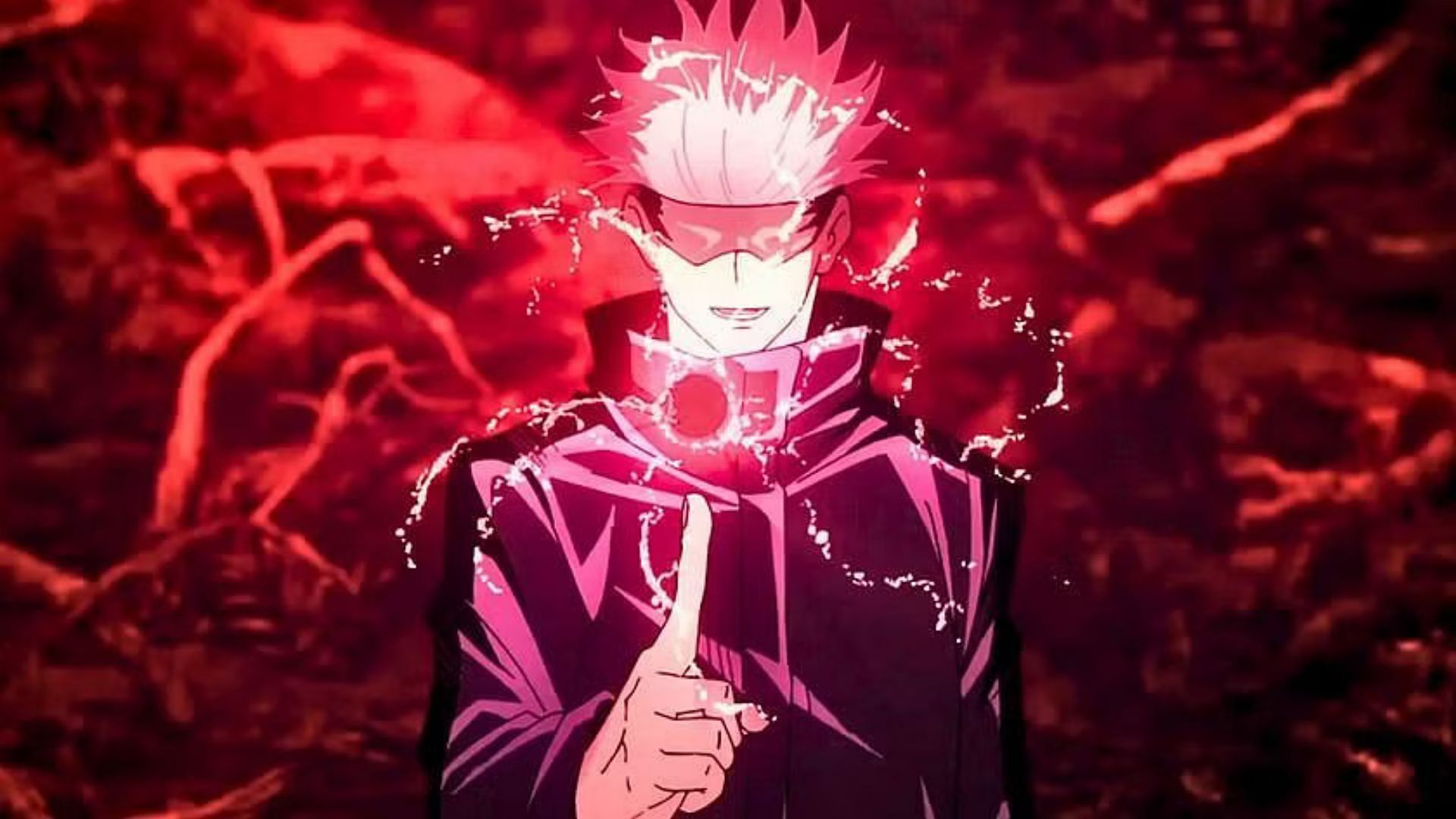 Gojo uses Cursed Technique Reversal: Red (Image via MAPPA)