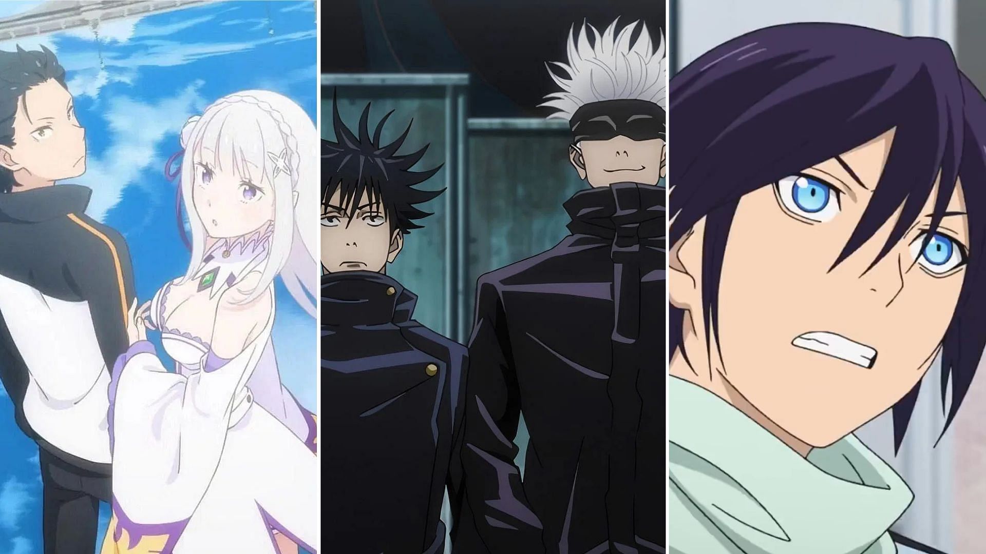 Re:Zero &ndash; Starting Life in Another World, Jujutsu Kaisen, Noragami