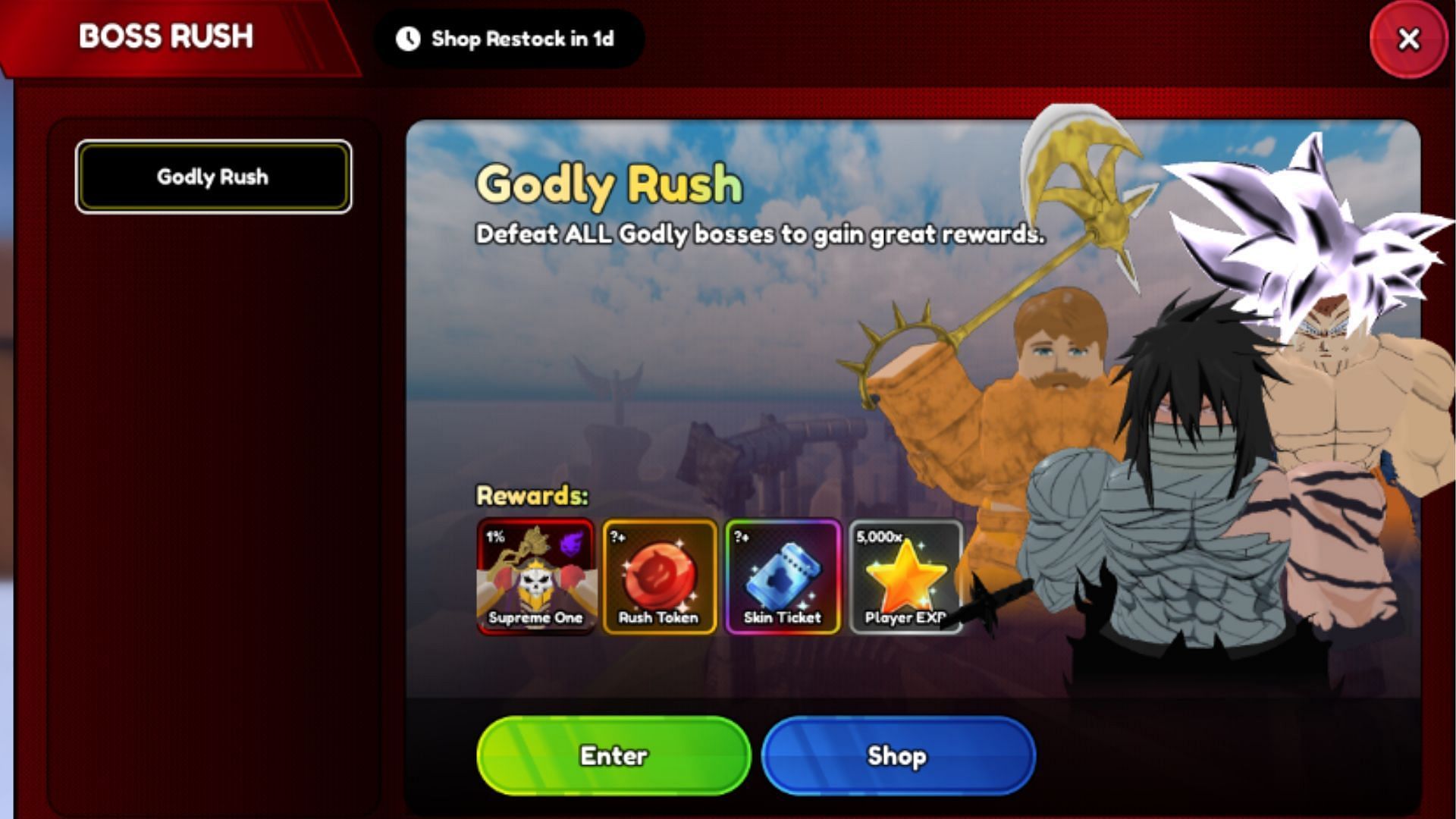 The Boss Rush (Image via Roblox)