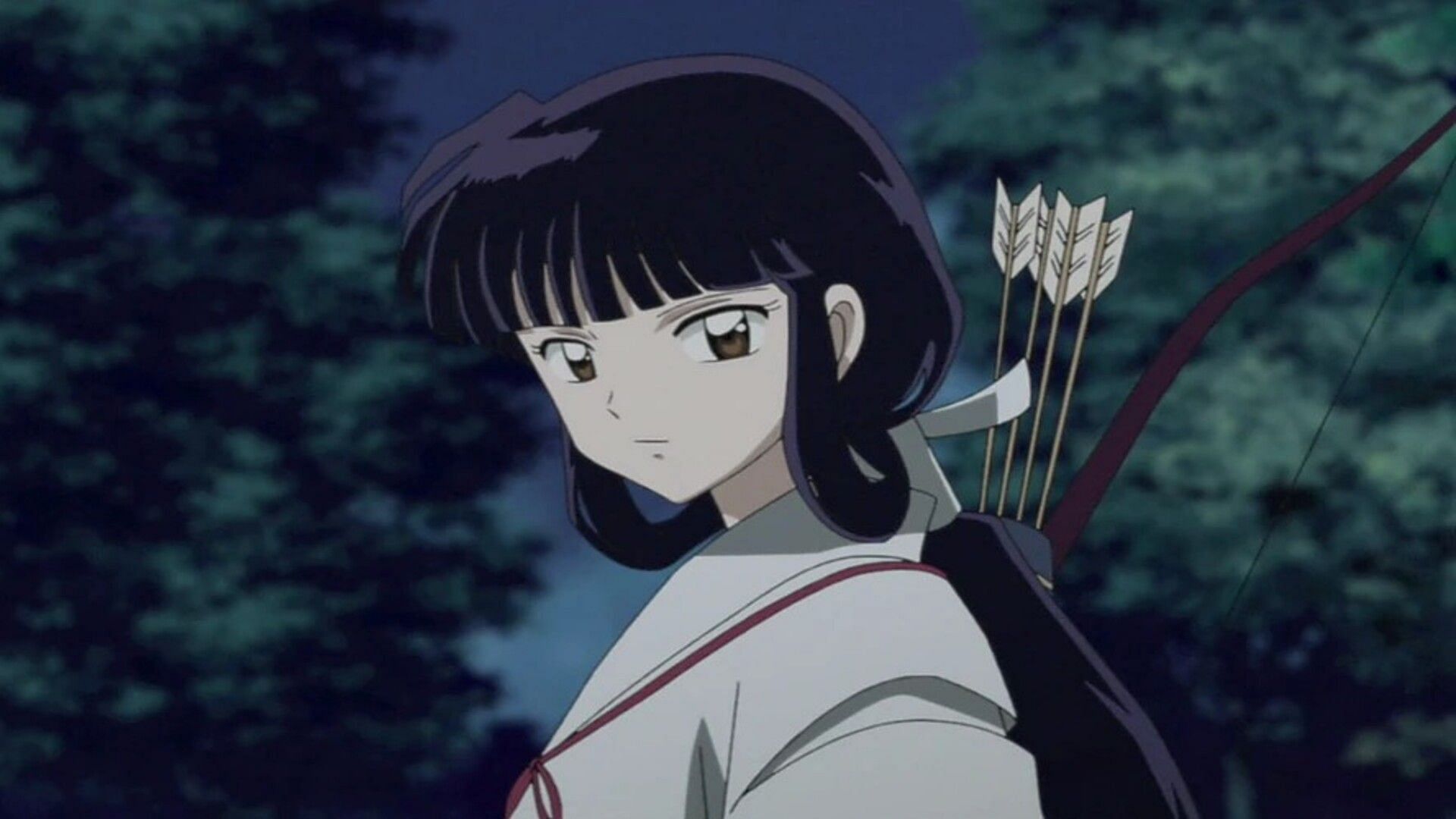 Kikyo as seen in InuYasha (Image via Sunrise)