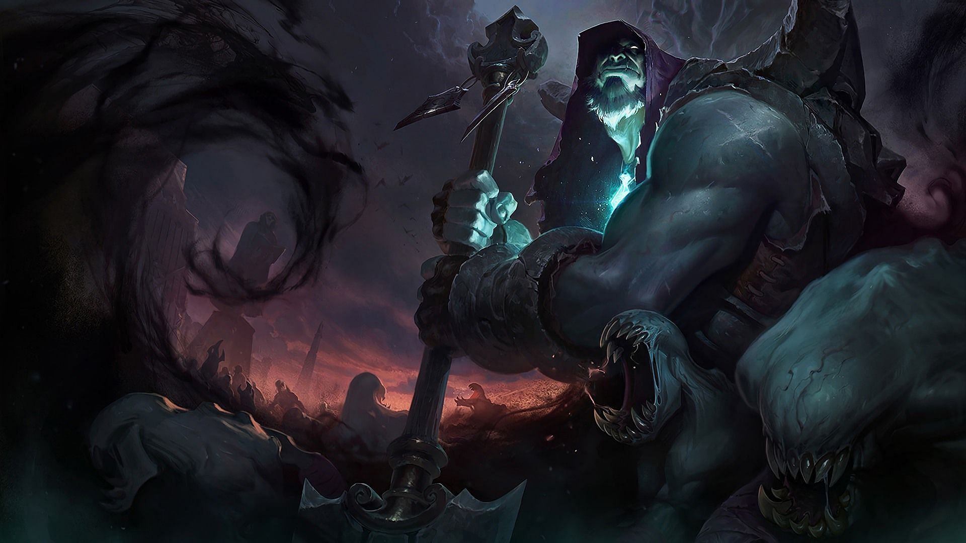 Default Yorick in League of Legends (Image via Riot Games)