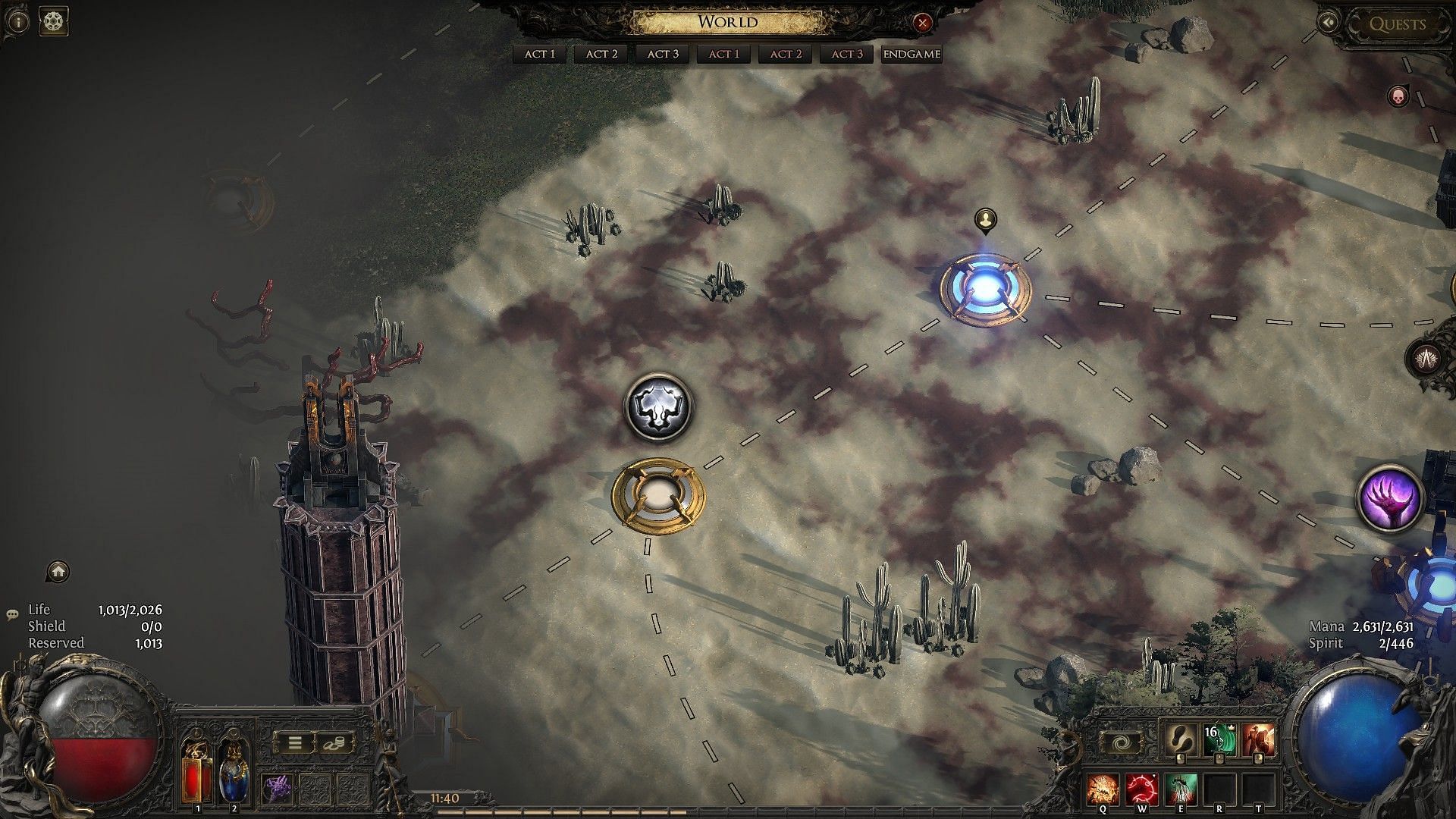 Delirium map in Path of Exile 2 (Image via GGG)