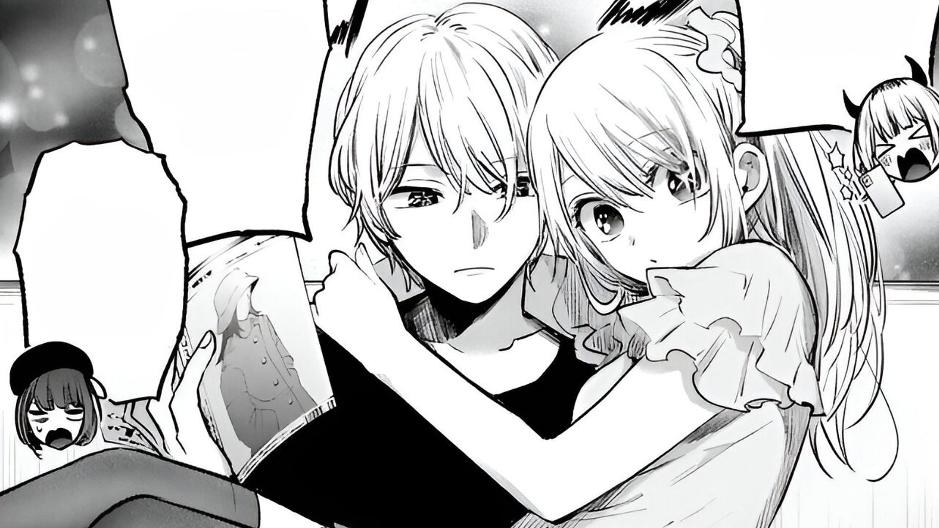 Aqua and Ruby as seen in the manga (Image via Shueisha)