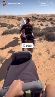 Reese's IG story Credits: @angelreese5 Instagram)