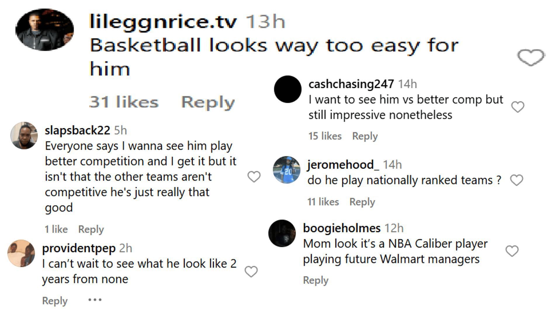 Fans react to Alijah Arenas&#039; triple-double performance (Source: Instagram/@slam_hs)