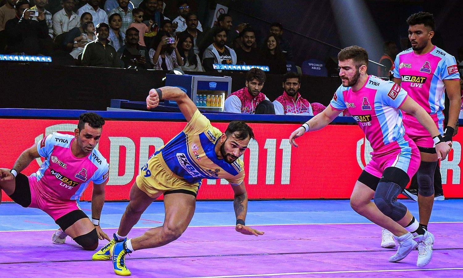 तमिल थलाइवाज की टीम हुई बाहर (Photo Credit - @ProKabaddi)