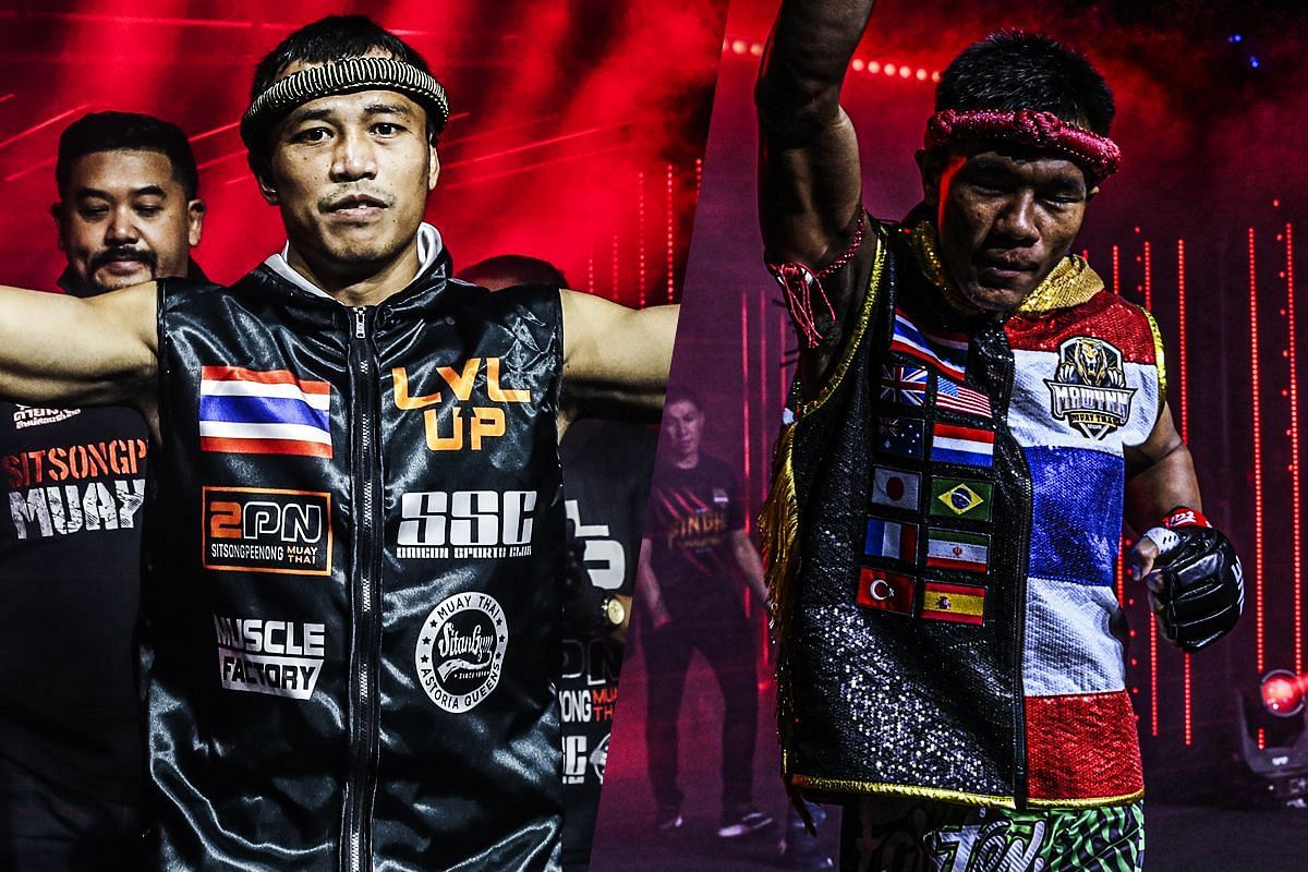 Sitthichai (left) and Shadow (right) cross paths at ONE Friday Fights 92. [Photo via: ONE Championship]