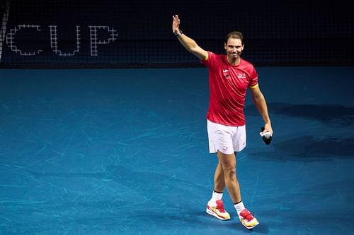 Rafael Nadal at the Davis Cup Finals 2024. (Photo: Getty)