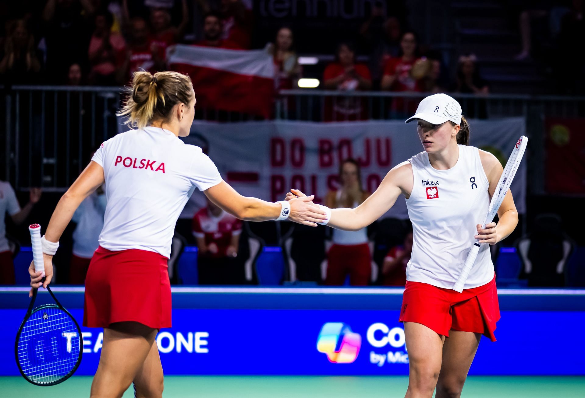 Iga Swiatek last played at the Billie Jean King Cup Finals. (Source: Getty)