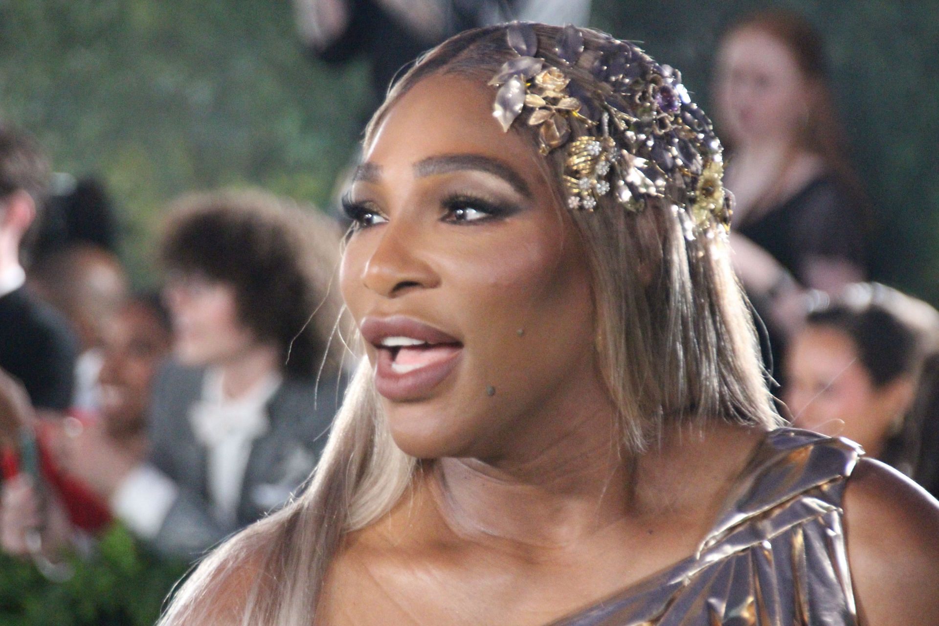 Serena Williams at the Met Gala this year - Source: Getty