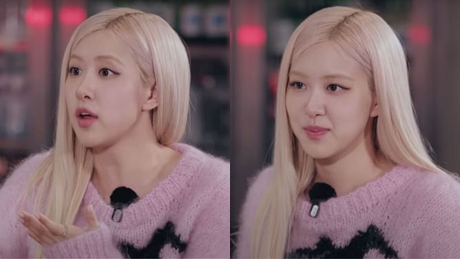 "She's so me"- Fans react as BLACKPINK's Rosé reveals her drinking habits, MBTI, and more during her recent appearance on BIGBANG Daesang's talk show