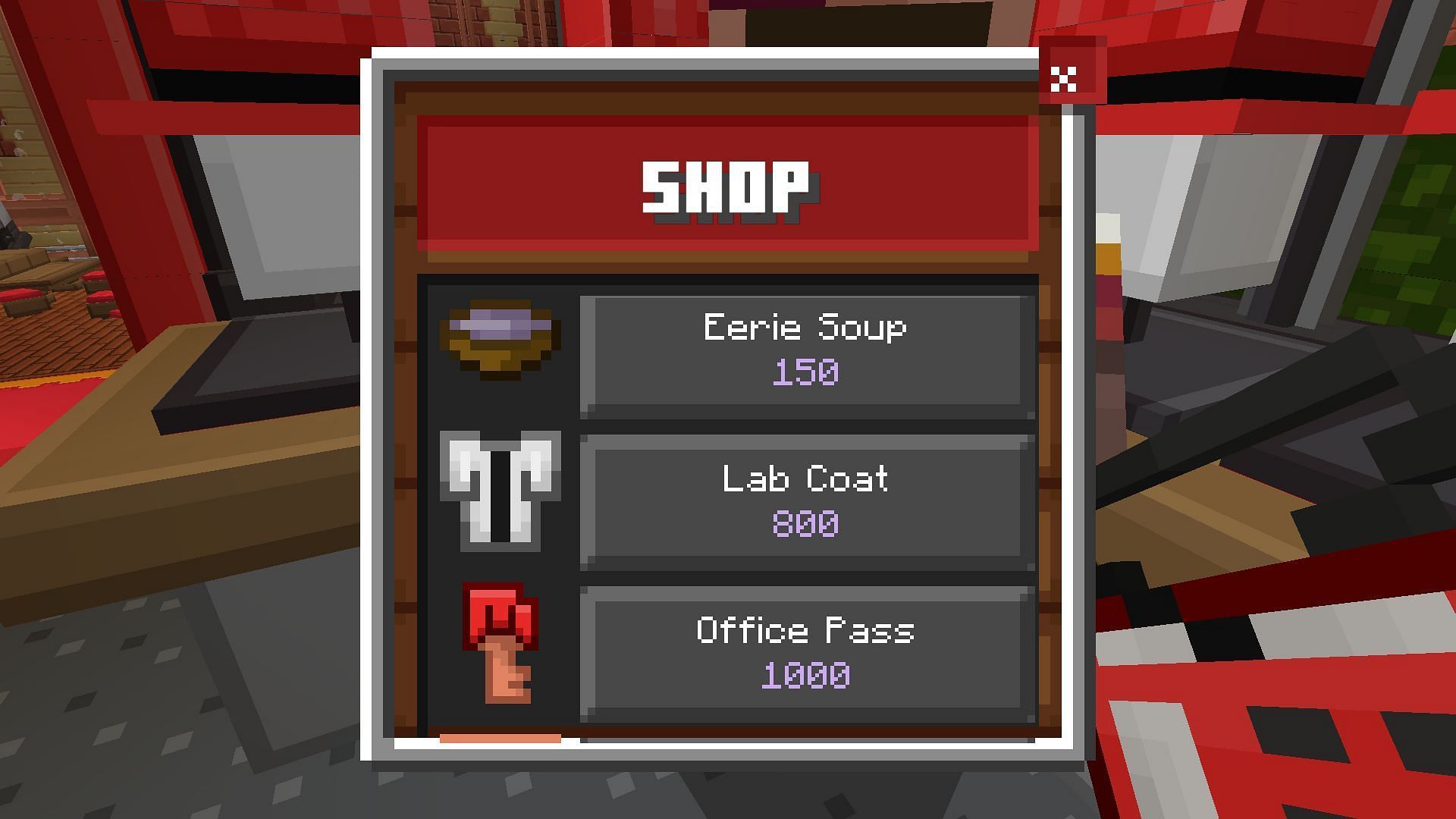 You can get the Lab Coat for 800 coins (Image via Mojang Studios)