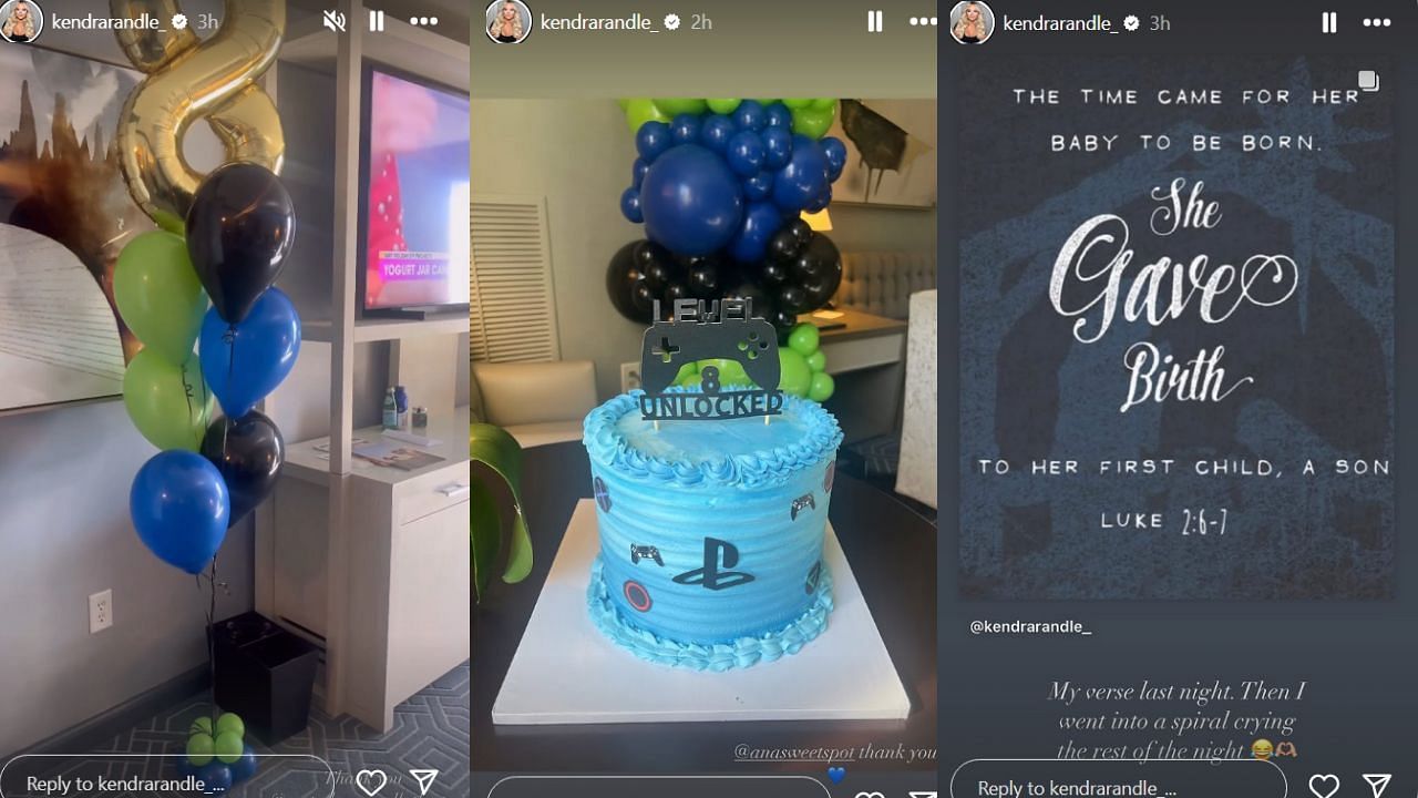 Julius Randle's wife shares glimpses of her son's birthday celebrations. (Credits: @kendrarandle_/Instagram)