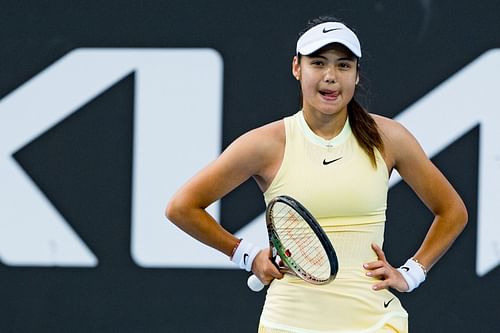 Emma Raducanu at the Australian Open 2024 (Photo: Getty)