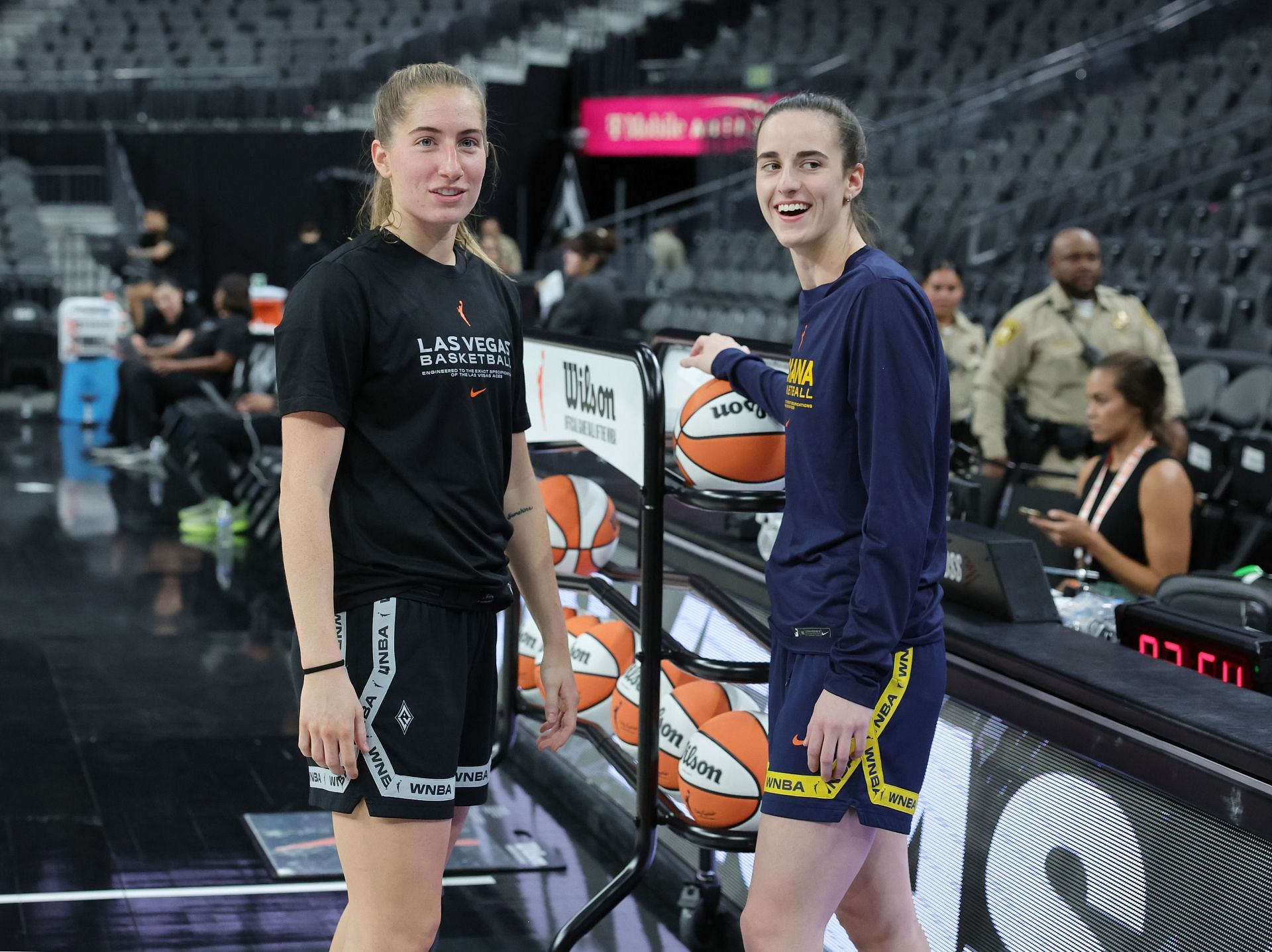 Caitlin Clark and Kate Martin&#039;s status for Unrivaled. (Photo: GETTY)