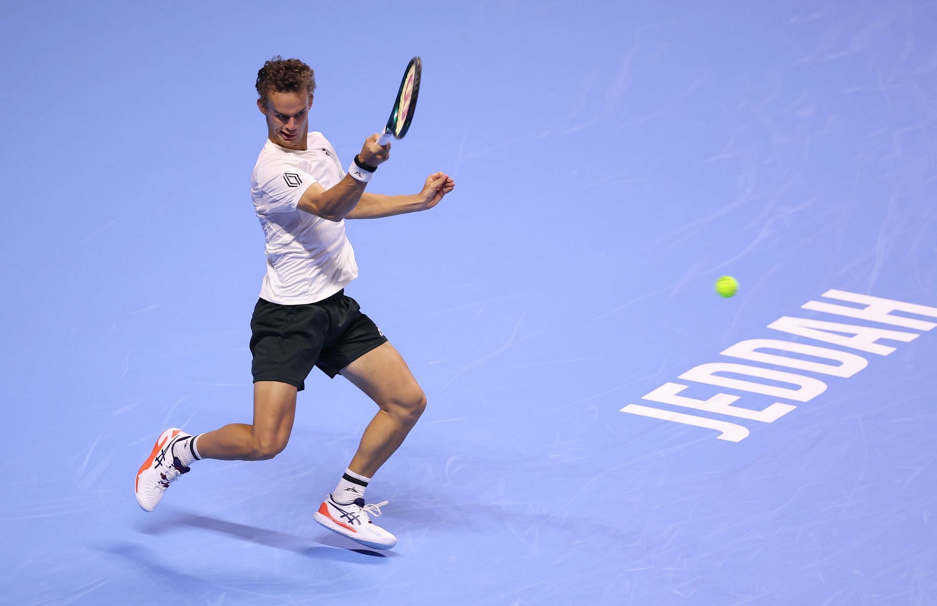 Luca Van Assche at the Next Gen ATP Finals 2024. (Photo: Getty)