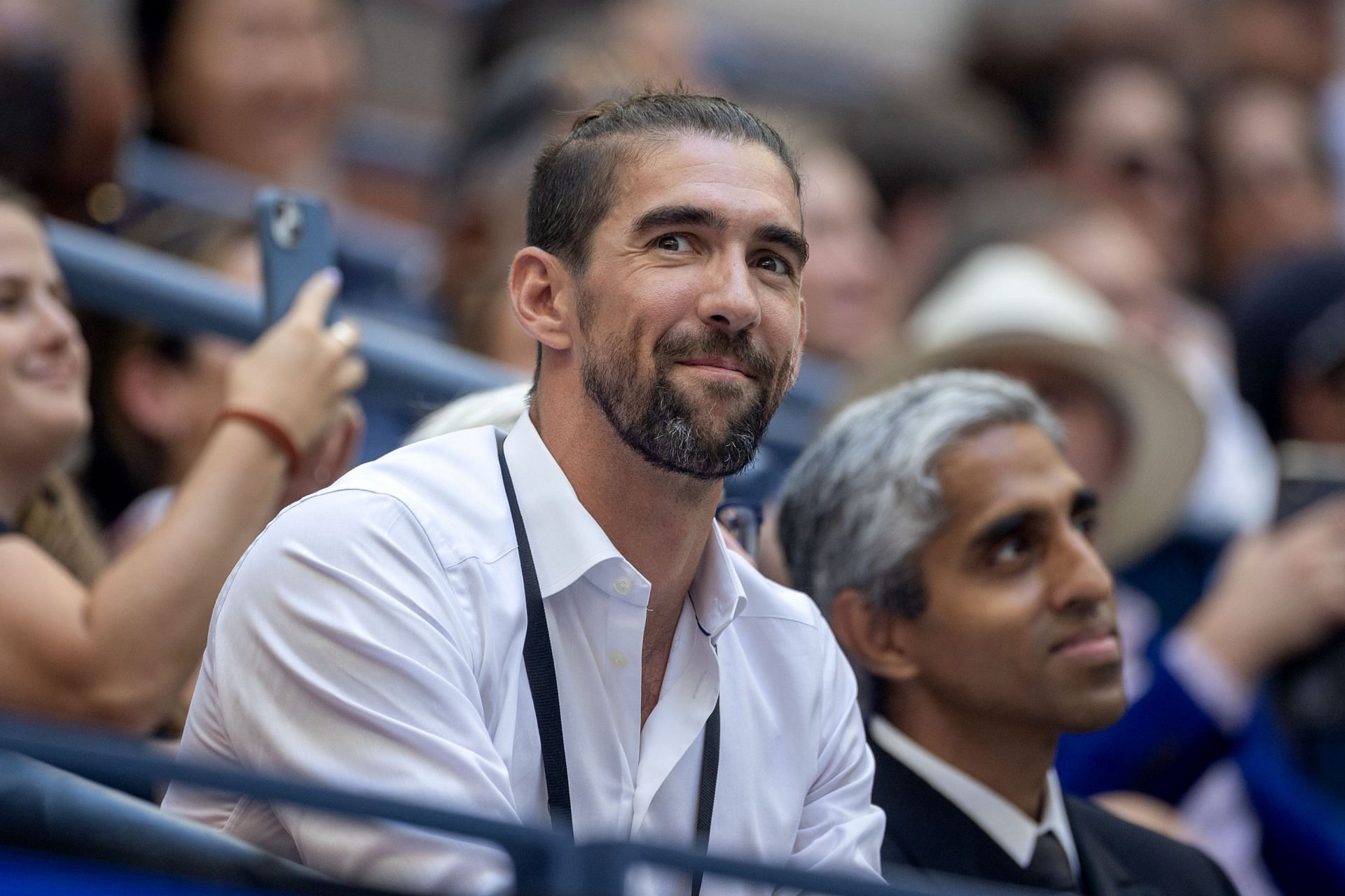 US Open Tennis Championship 2023 - Michael Phelps in attendance (Source: Getty)