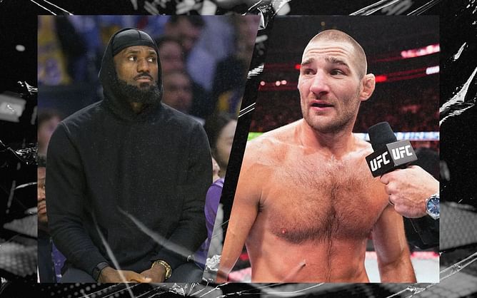 Sean Strickland gives shocked reaction to LeBron James' infamous "Diddy party" comment: "I bet him and Machine Gun Kelly were puffs bottom b**ches"