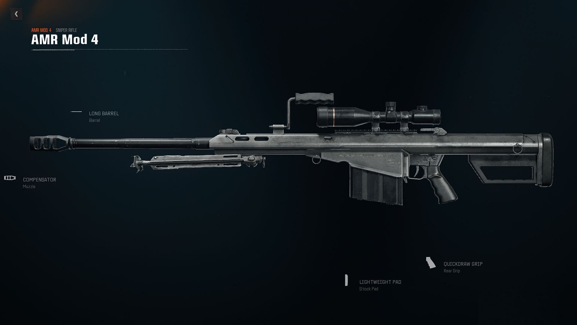 Building the best one-shot hit scan AMR Mod 4 loadout in Warzone (Image via Activision)