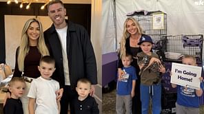 In Photos: Freddie Freeman's wife Chelsea captures adorable bond of son Max & housepet Champ teaming up for daily chores together