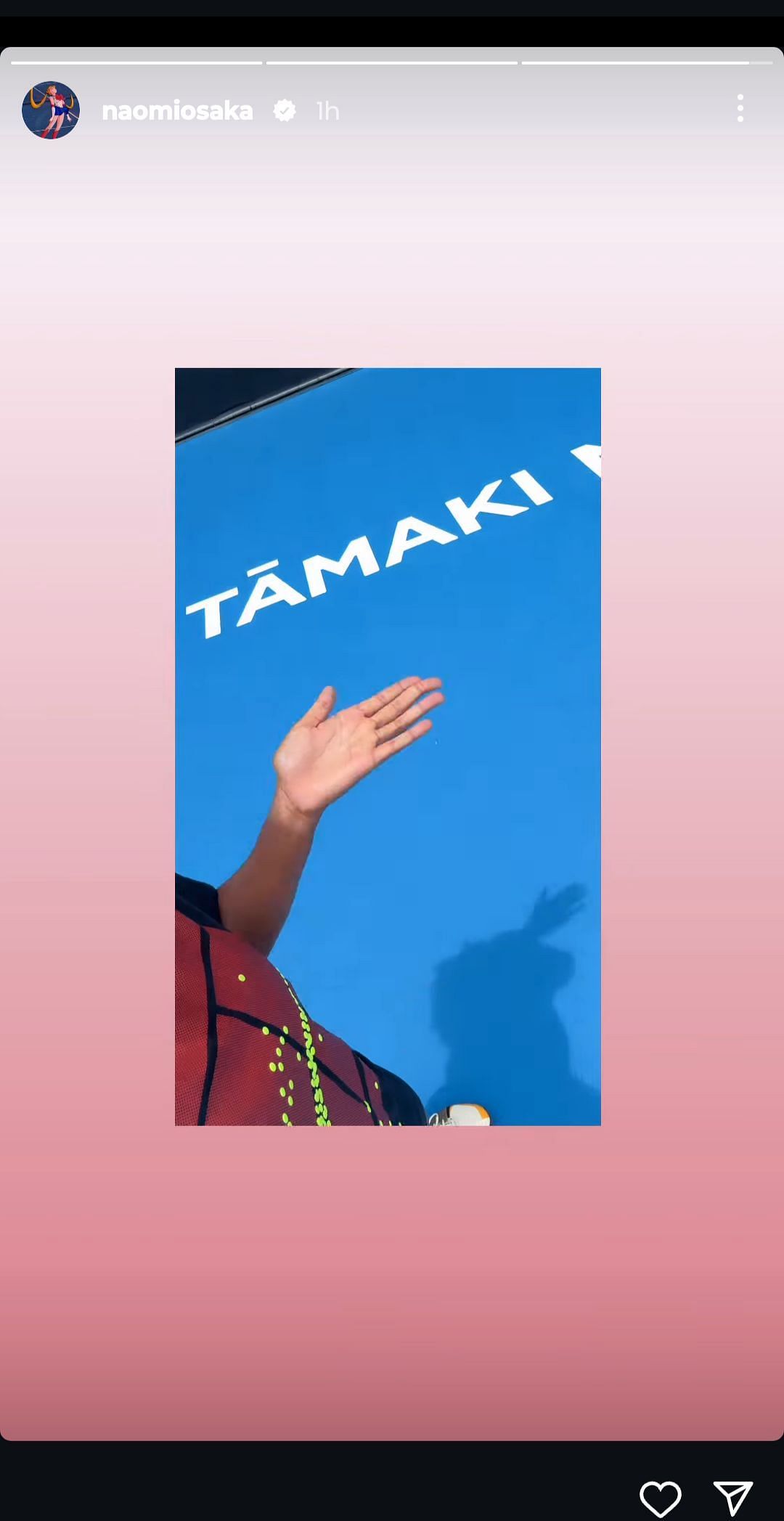 Naomi Osaka&#039;s Instagram story