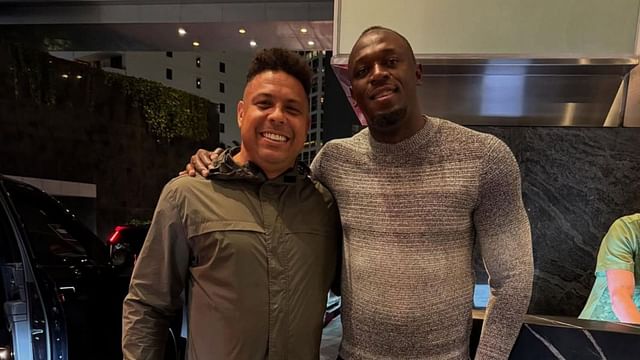 Usain Bolt expresses his feelings after meeting Brazilian legend Ronaldo [Image Source : Usain Bolt