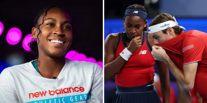 Coco Gauff gets honest about Taylor Fritz 'not shutting up' in mixed doubles at United Cup