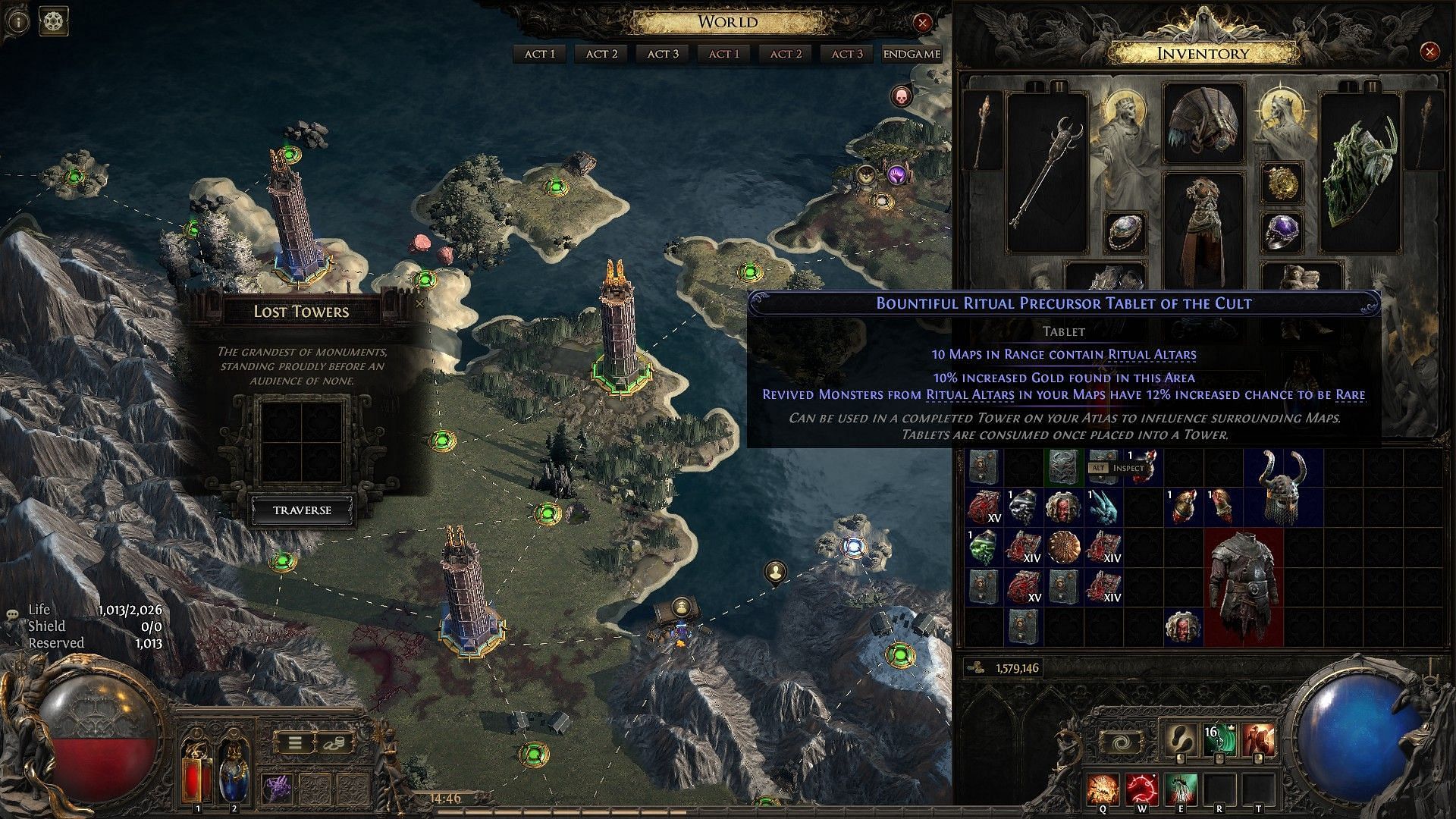 Precursor tablet in Path of Exile 2 (Image via GGG)