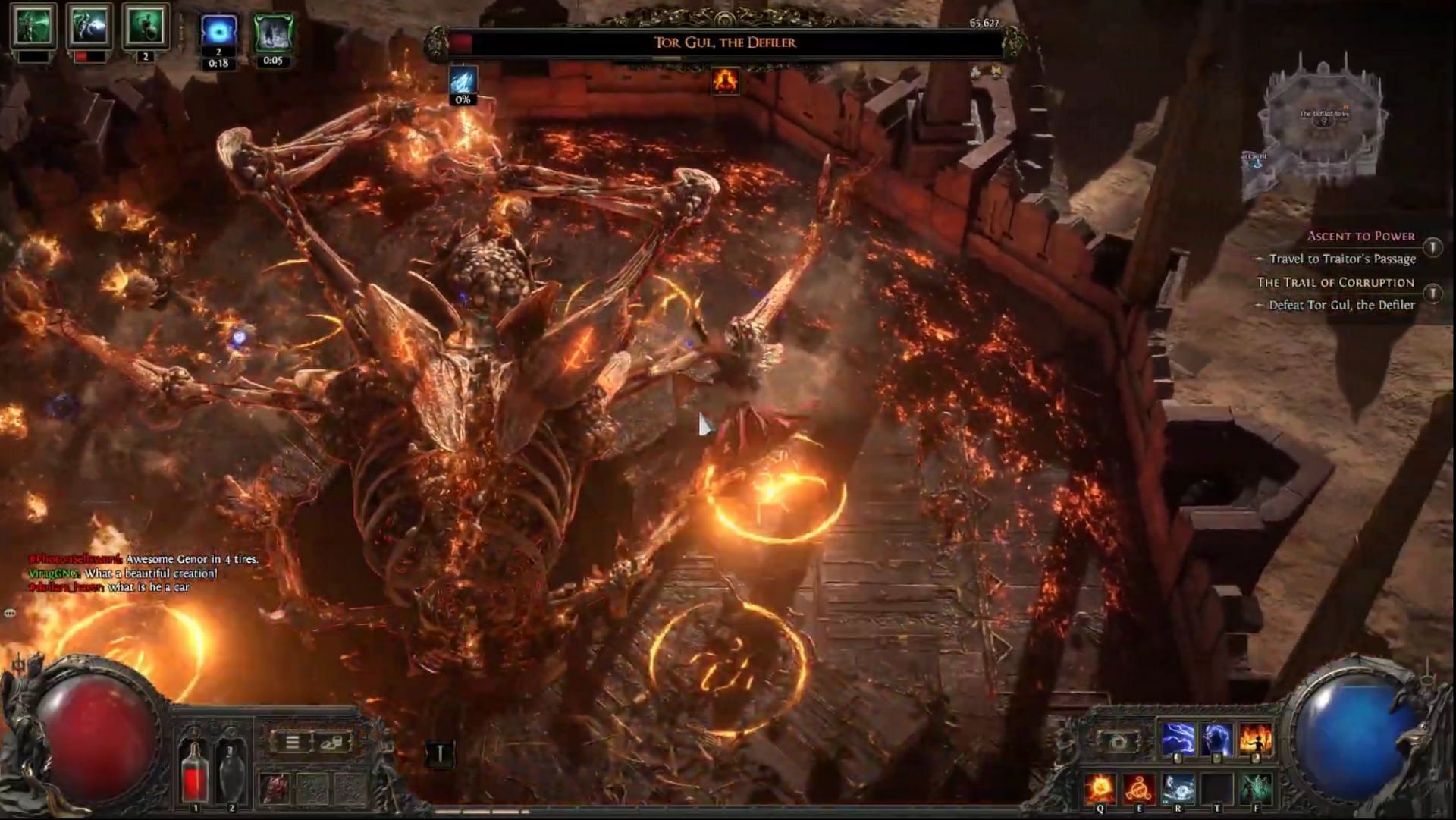 Tor Gul doesn&#039;t give you a lot of room to maneuver in Path of Exile 2 (Image via Grinding Gear Games)