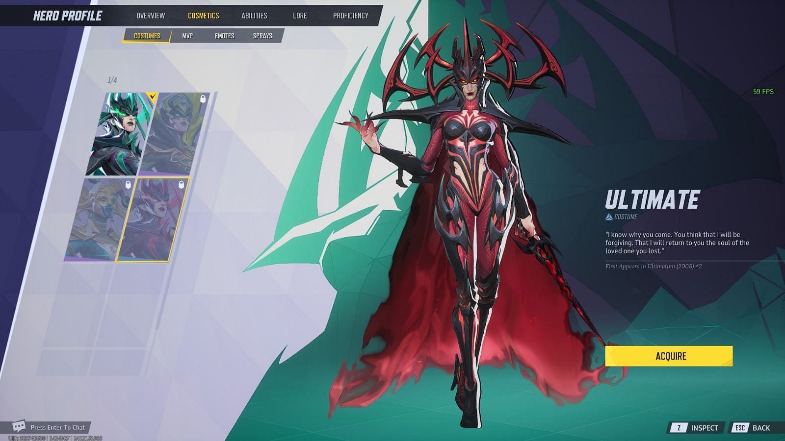 Hela&#039;s Ultimate skin in Marvel Rivals (Image via NetEase Games)