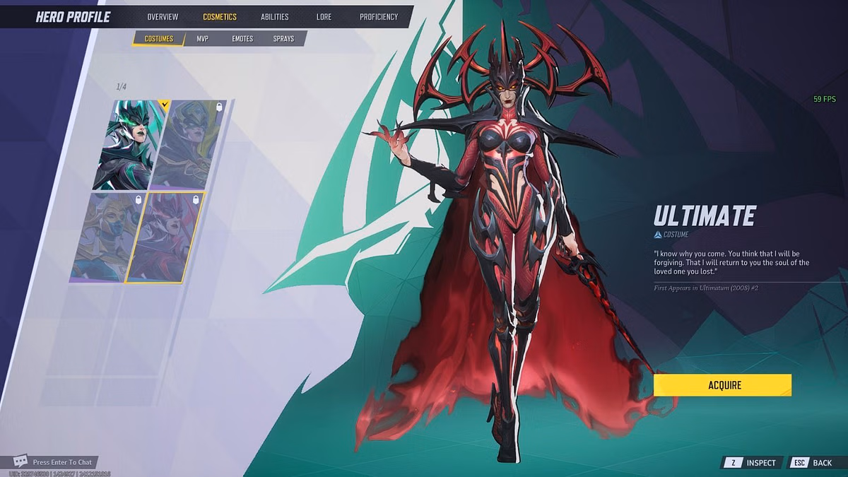 All Marvel Rivals Hela skins Tier list, prices, and more