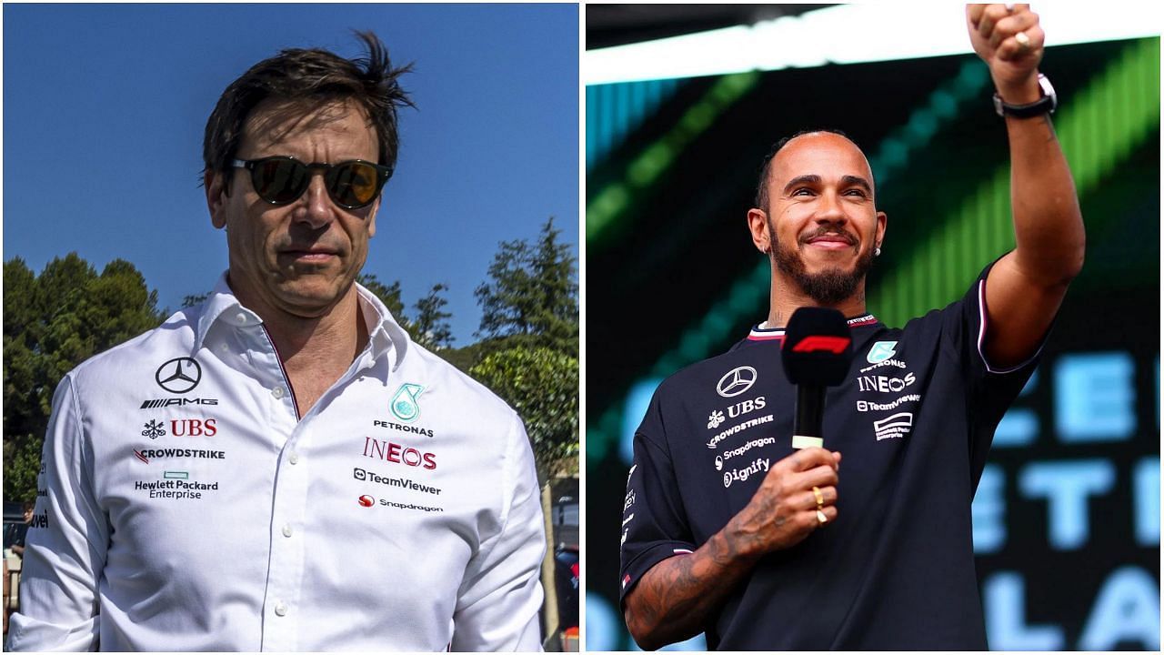 In Picture: Toto Wolff and Lewis Hamilton (from Left). Credit: Getty Images