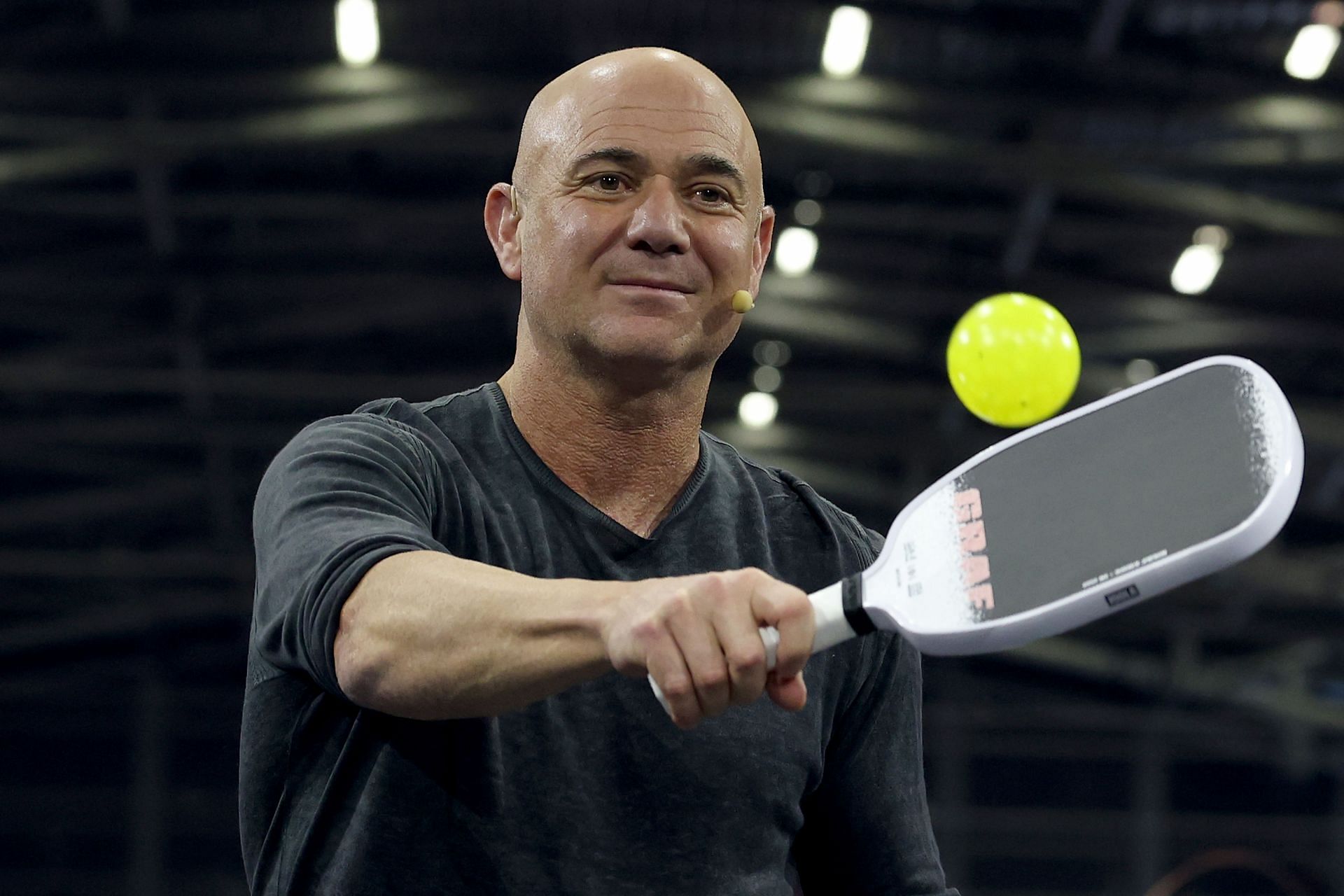 Andre Agassi at an event in Munich in 2024 (Image Source: Getty)