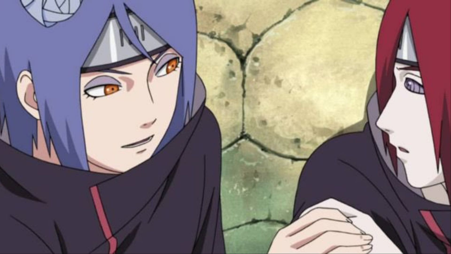 After Hanzo&#039;s death, Konan and Nagato ruled the Hidden Rain (Image via Studio Pierrot)