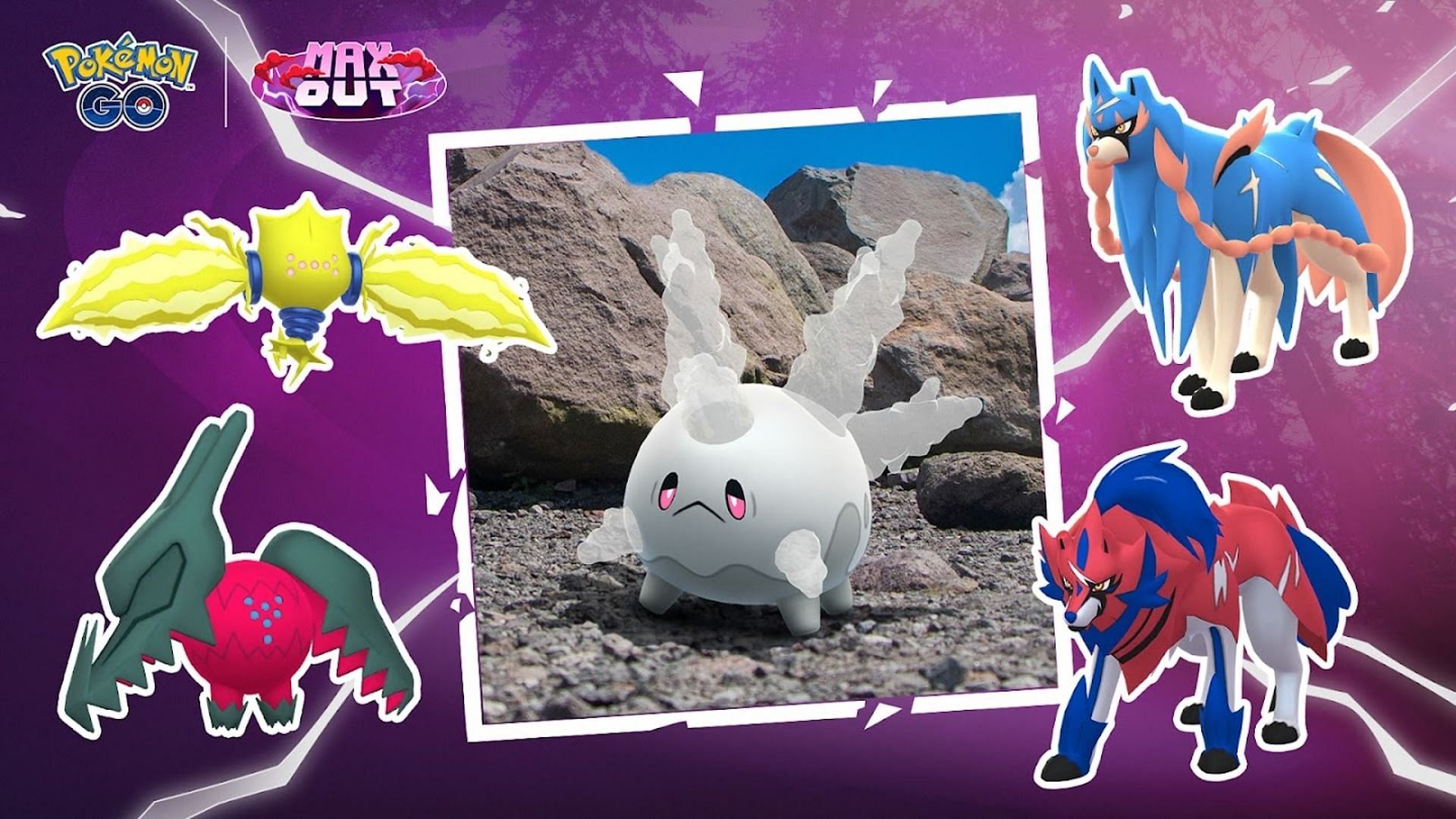 The Max Out Finale event brought Galarian Corsola to Pokemon GO (Image via Niantic)