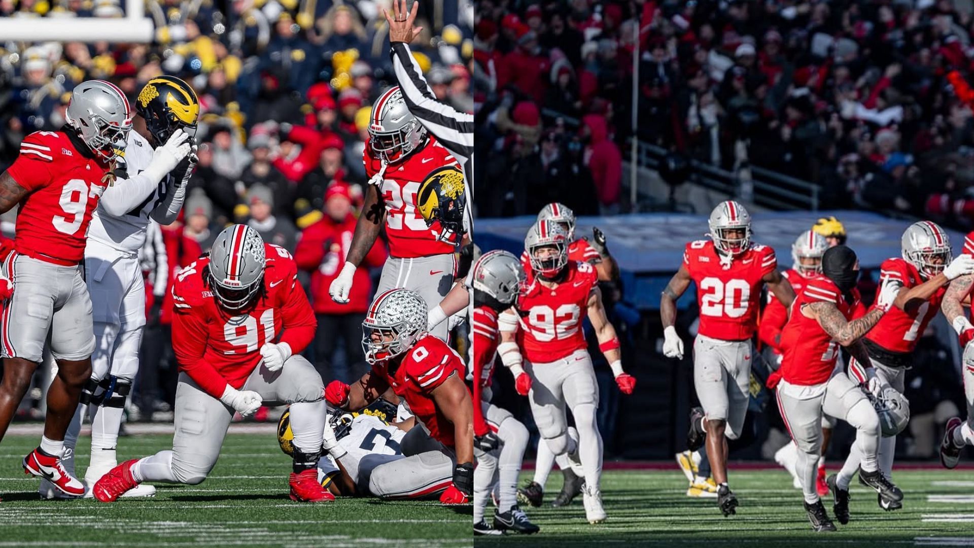 The Ohio State team (Buckeyes