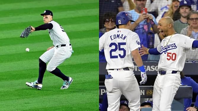 "Tommy Edman and Mookie Betts should snag, sign, and mail them to each player’s house" - Fans react to Aaron Judge’s dropped fly ball being auctioned